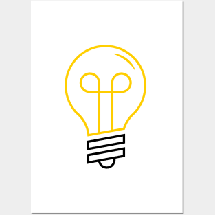 light bulb Posters and Art